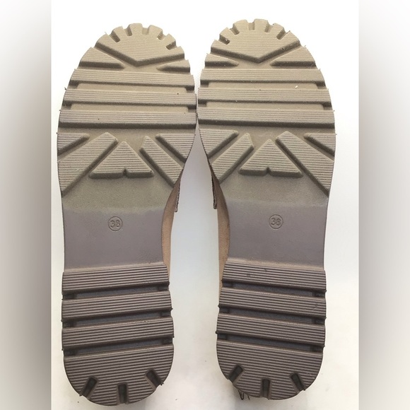 Hey Girl by Corkys Inspo Sand Faux Suede Platform Penny Loafer Size 8 or 9 - Picture 7 of 13